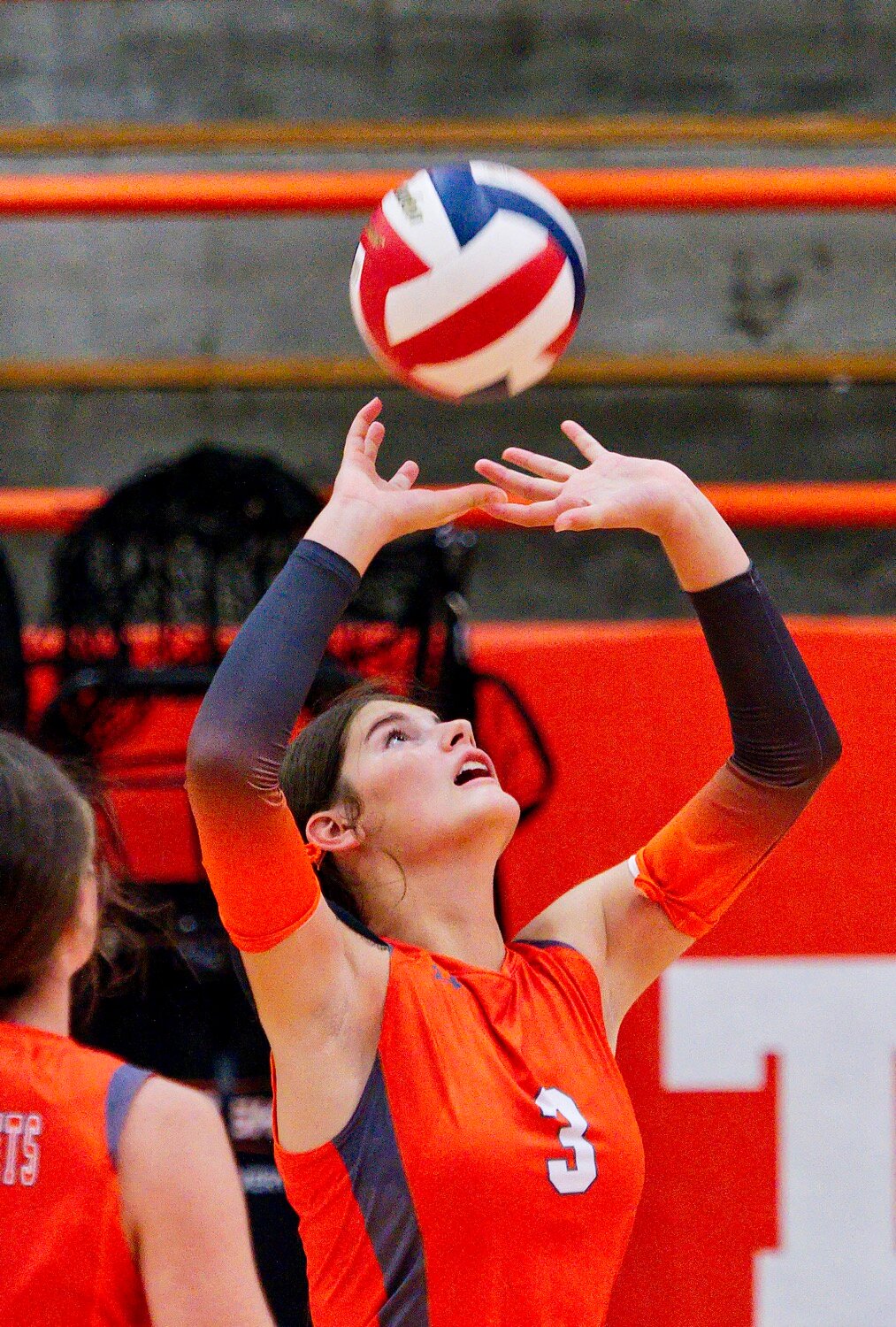 McMahon tallied 62 assists, most after moving into the second setter position following a Trinadee Jackson leg injury. This set was made Aug. 22 while hosting Grand Saline. [more McMahon in motion]